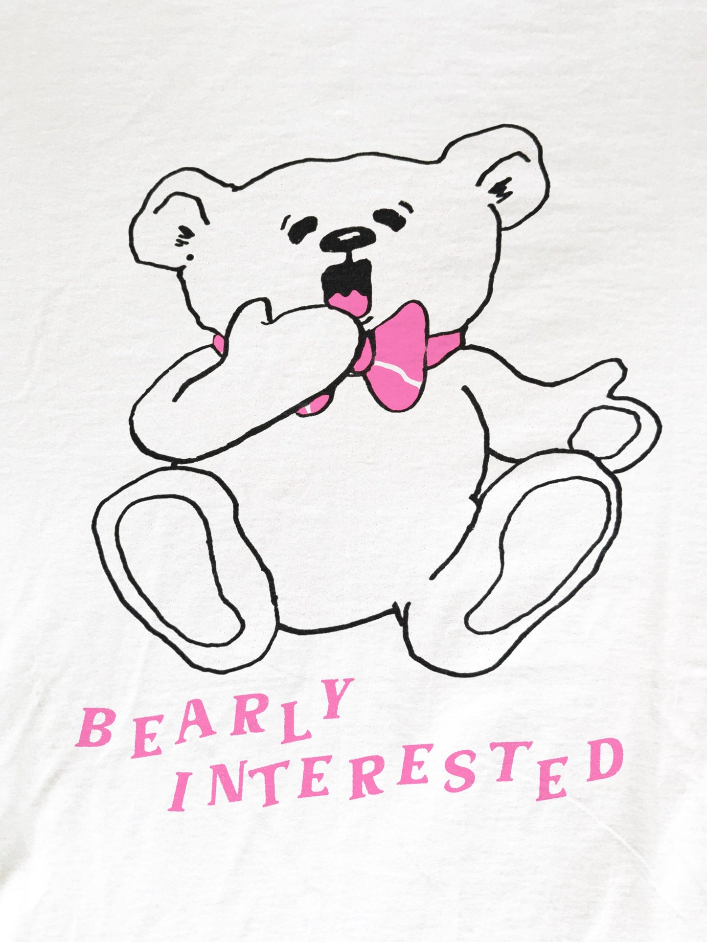 Bearly Interested T-Shirt (Gildan Softstlye Unisex Cotton Shirt)