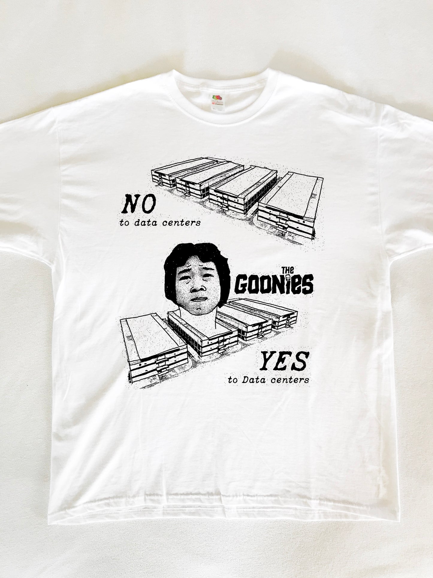 Data Centers The Goonies 80s T-Shirt (Gildan Softstlye Unisex Cotton Shirt)