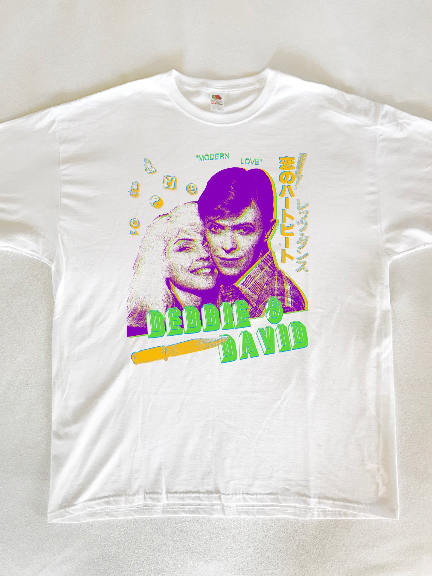 Debbie Harry & David Bowie T-Shirt (Gildan Softstlye Unisex Cotton Shirt)