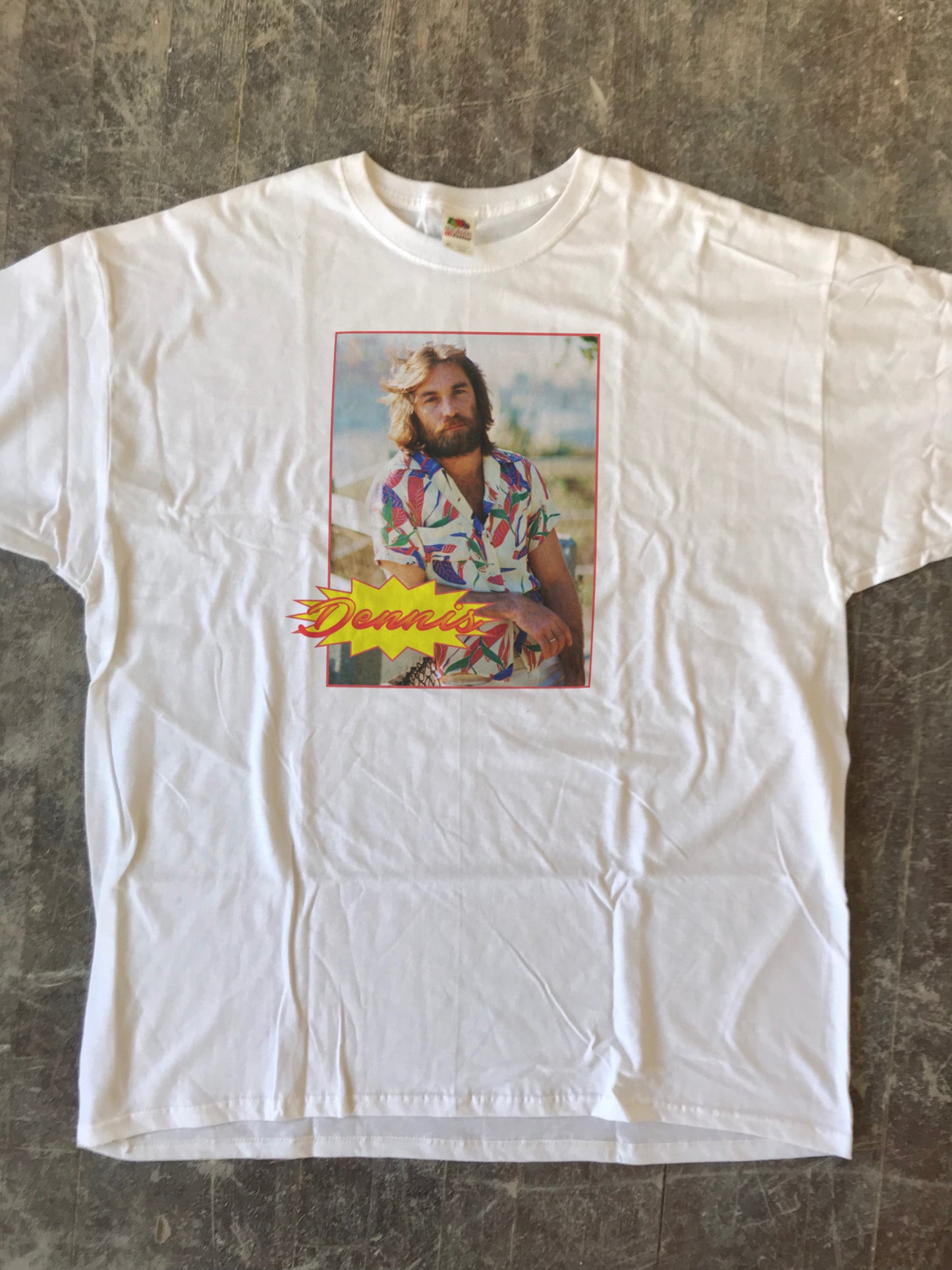 Dennis Wilson Beach Boys T-Shirt (Gildan Softstlye Unisex Cotton Shirt)