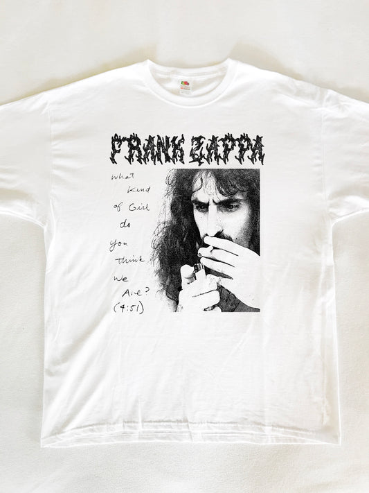 Frank Zappa What Kind Of Girl T-Shirt (Gildan Softstlye Unisex Cotton Shirt)