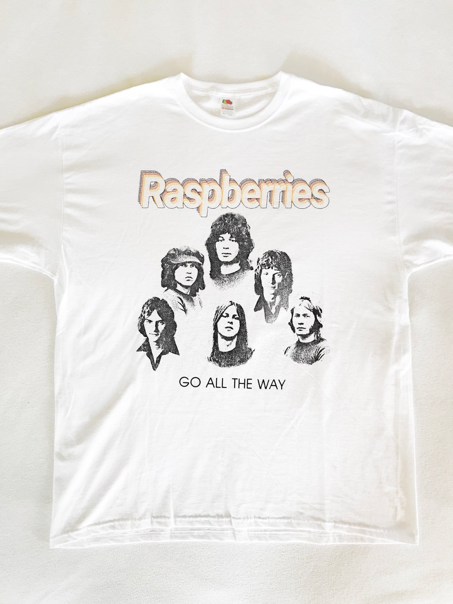 Raspberrie Go All The Way T-Shirt (Gildan Softstlye Unisex Cotton Shirt)