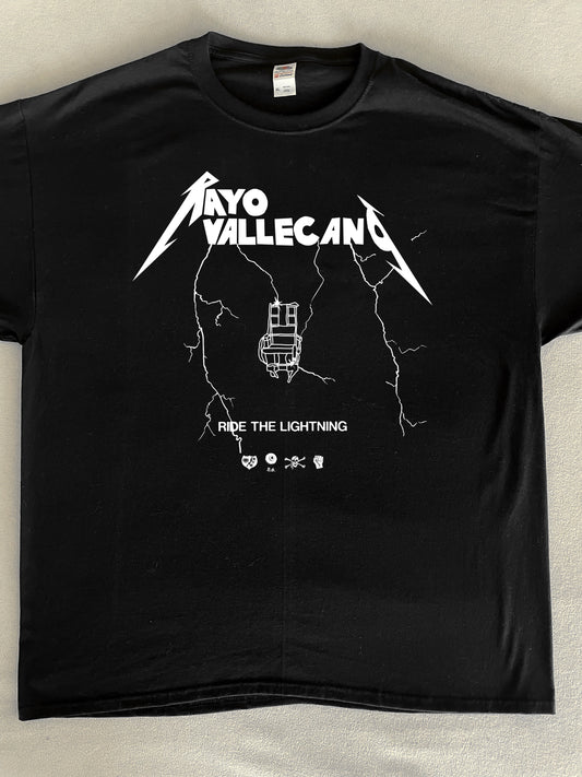 Rayo Vallecano Ride The Lightning T-Shirt (Gildan Softstlye Unisex Cotton Shirt)