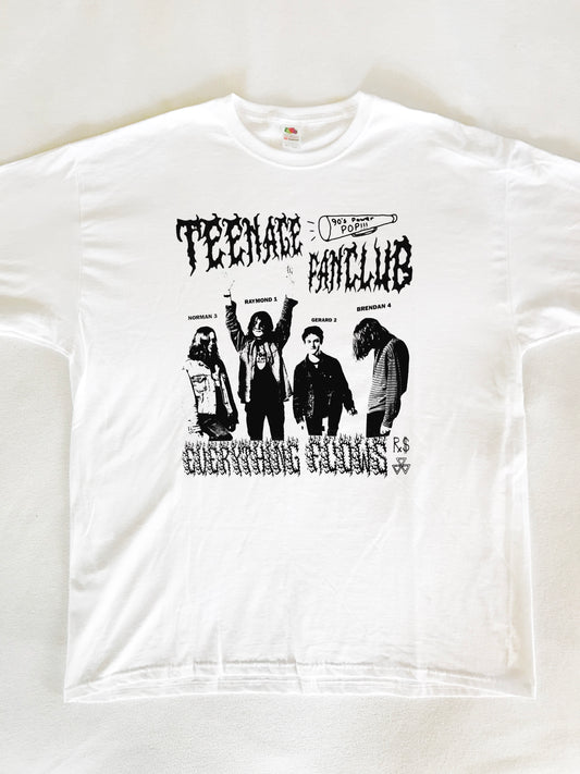 Teenage Fanclub Everything Flows T-Shirt (Gildan Softstlye Unisex Cotton Shirt)