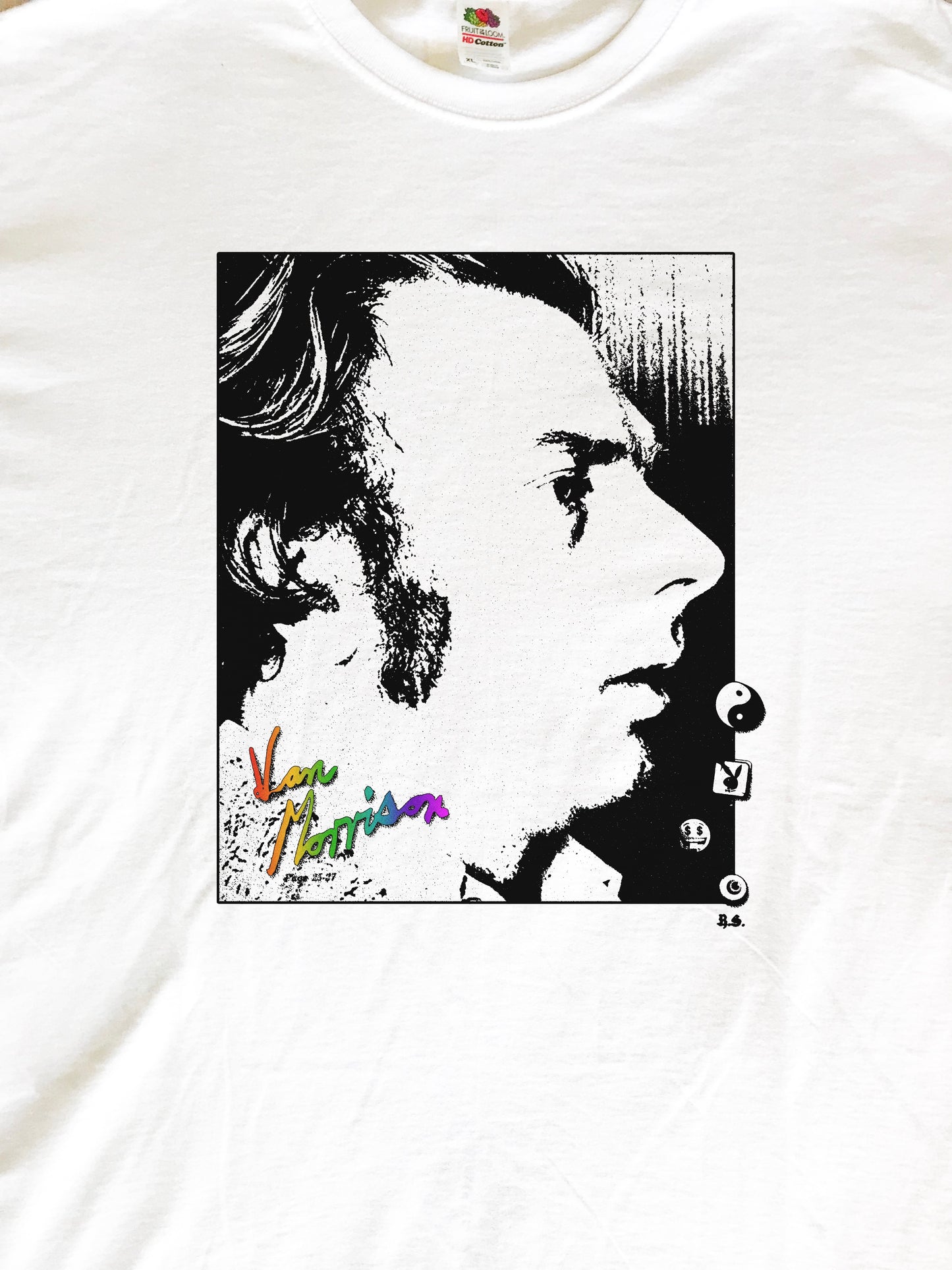 Van Morrison T-Shirt (Fruit Of The Loom HD Cotton)