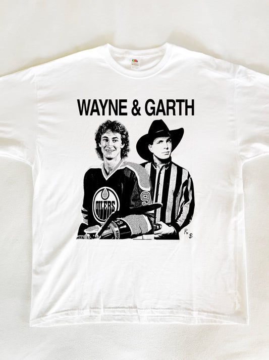 Wayne & Garth Gretzky Brooks T-Shirt (Gildan Softstlye Unisex Cotton Shirt)