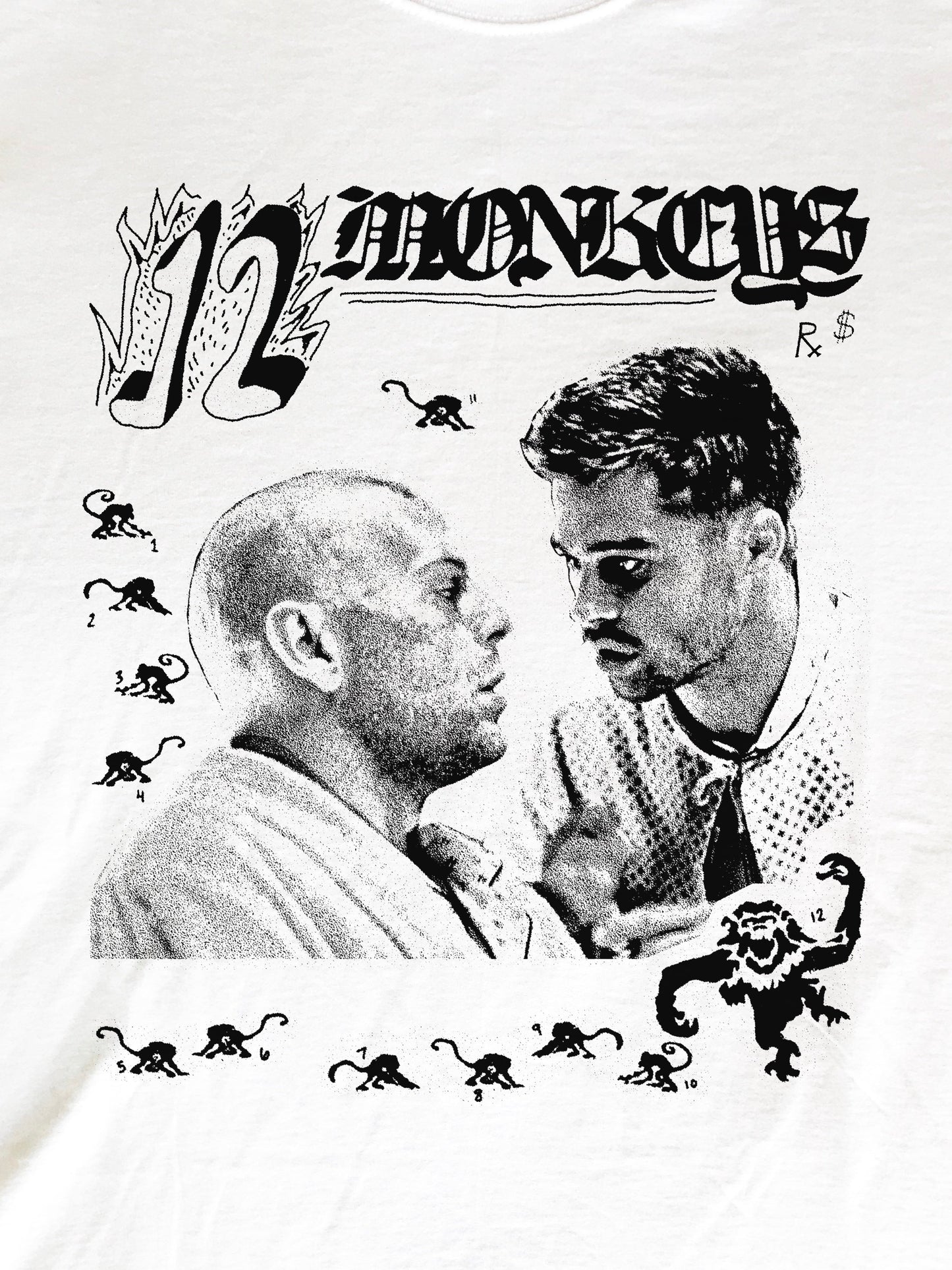 12 Monkeys T-Shirt (Gildan Softstlye Unisex Cotton Shirt)
