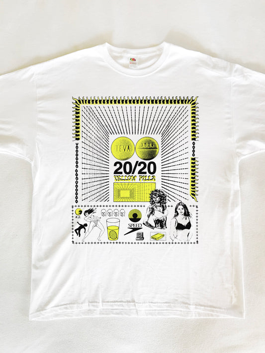 20/20 Yellow Pills Power Pop T-Shirt (Gildan Softstlye Unisex Cotton Shirt)