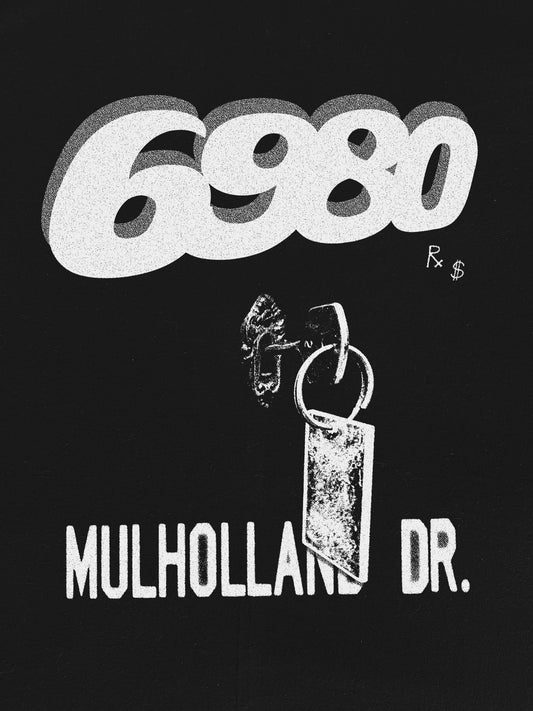 6980 Mulholland David Lynch T-Shirt (Gildan Softstlye Unisex Cotton Shirt)