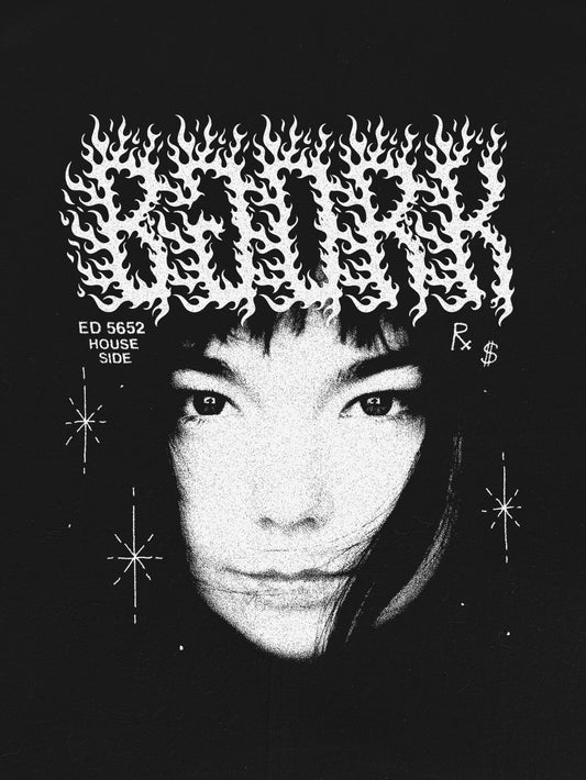 Bjork Black Ice T-Shirt (Gildan Softstlye Unisex Cotton Shirt)