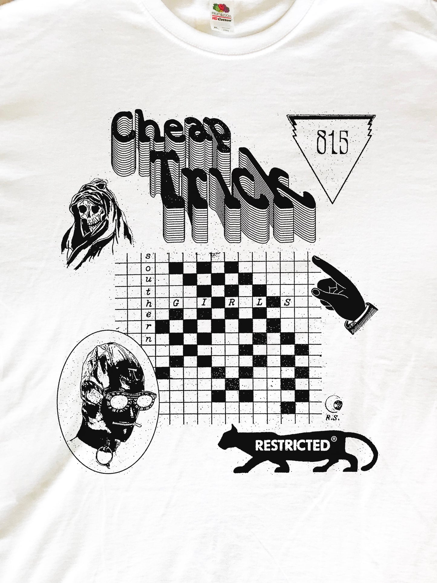 Cheap Trick White T-Shirt (Gildan Softstlye Unisex Cotton Shirt)