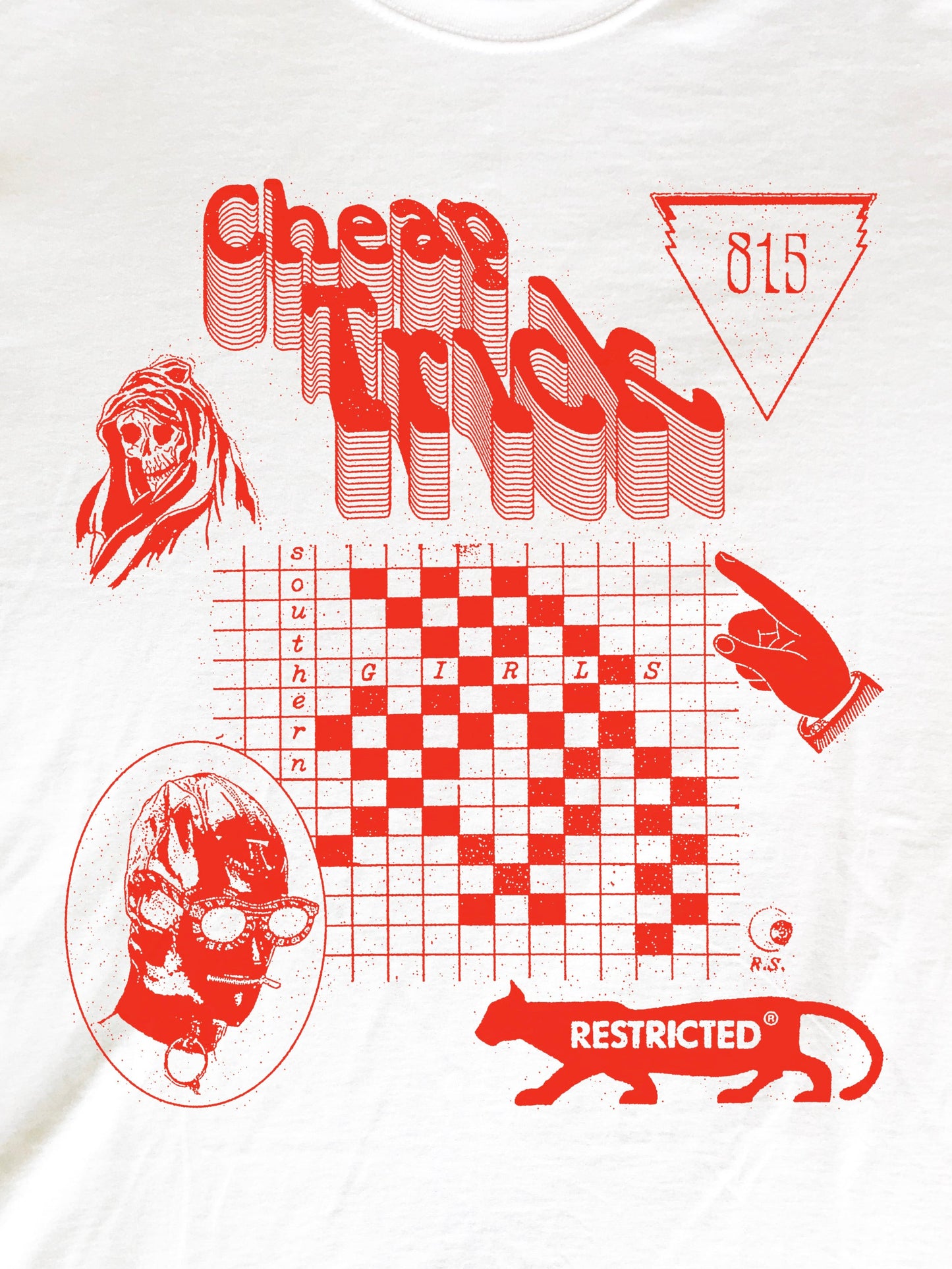 Cheap Trick White T-Shirt (Gildan Softstlye Unisex Cotton Shirt)