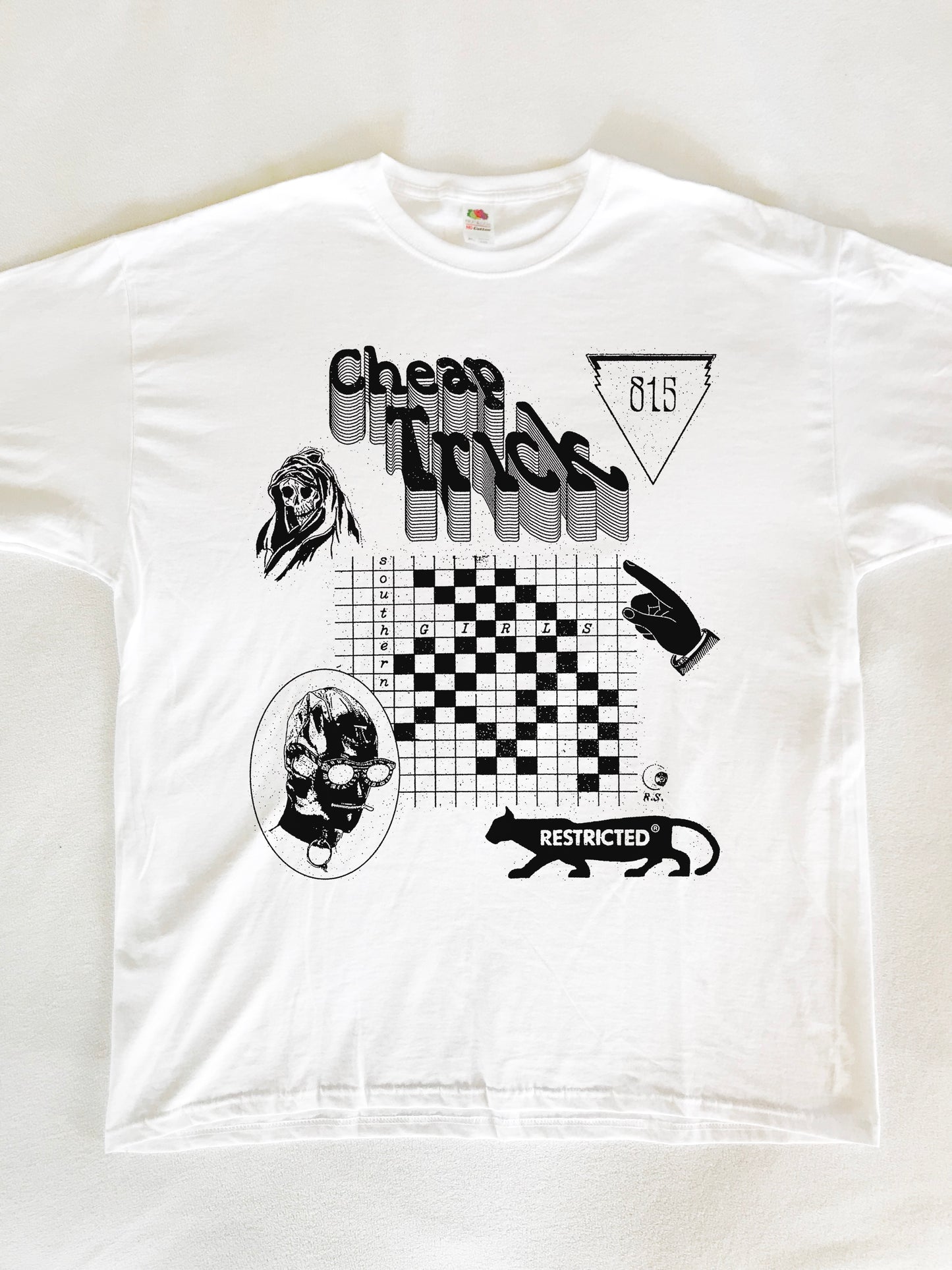 Cheap Trick White T-Shirt (Gildan Softstlye Unisex Cotton Shirt)