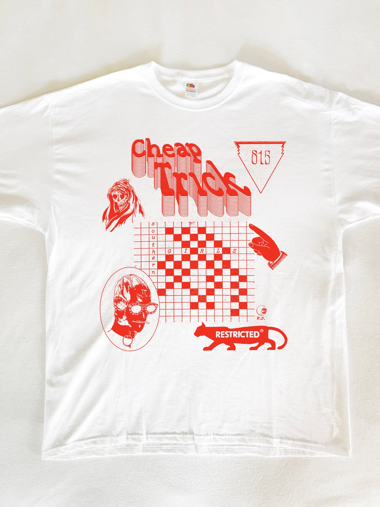 Cheap Trick White T-Shirt (Gildan Softstlye Unisex Cotton Shirt)