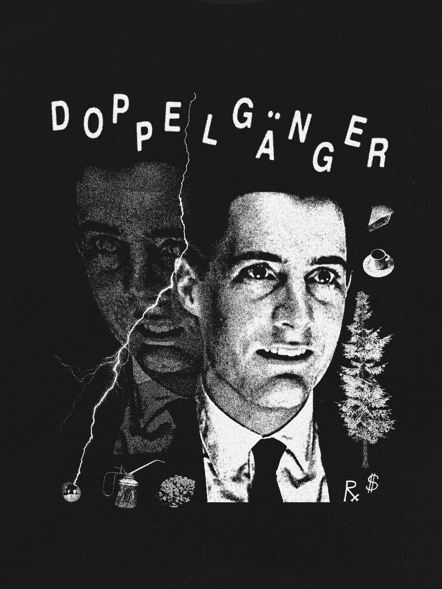 Doppelganger Dale Cooper Twin Peaks T-Shirt (Gildan Softstlye Unisex Cotton Shirt)