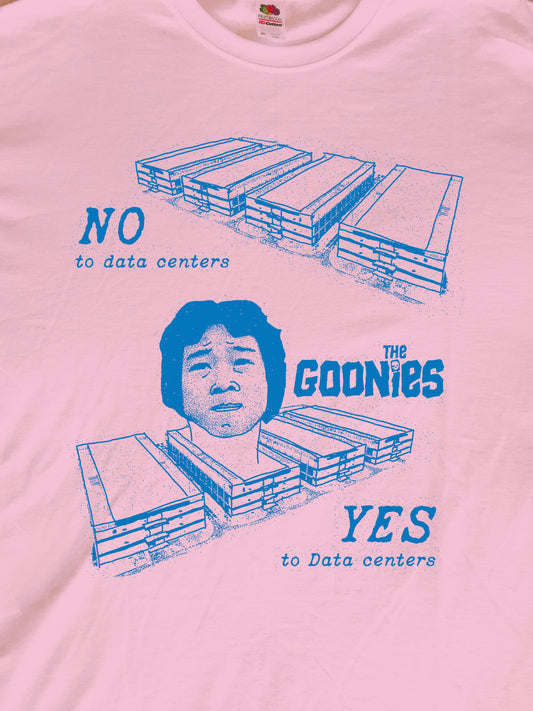 Data Centers The Goonies 80s T-Shirt (Gildan Softstlye Unisex Cotton Shirt)