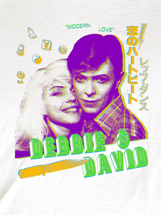 Debbie Harry & David Bowie T-Shirt (Gildan Softstlye Unisex Cotton Shirt)