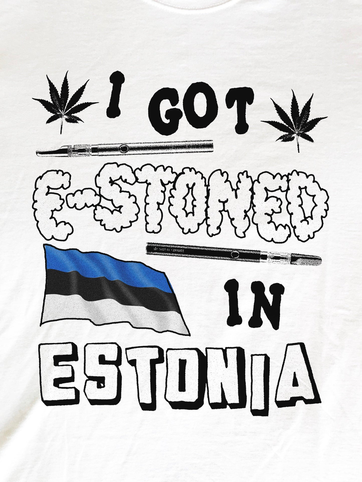 Estonia Baltic Weed T-Shirt (Gildan Softstlye Unisex Cotton Shirt)