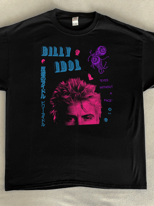 Eyes Without A Face Billy Idol  T-Shirt (Gildan Softstlye Unisex Cotton Shirt)