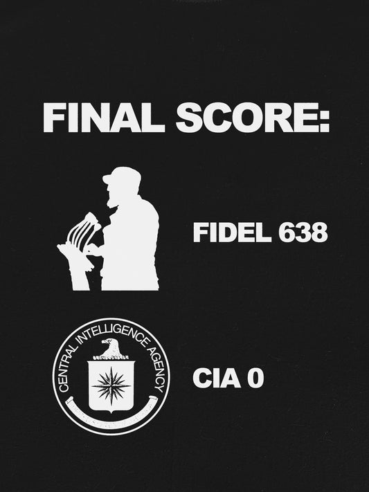 Fidel CIA Final Score T-Shirt (Gildan Softstlye Unisex Cotton Shirt)
