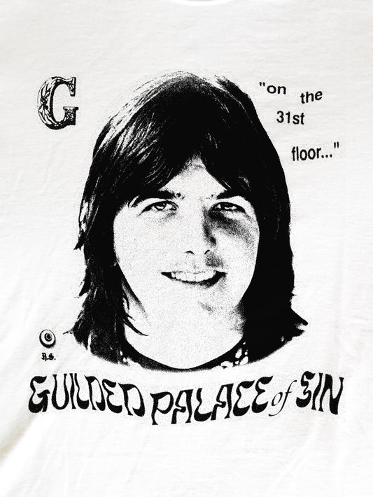 Gram Parsons Guilded Palace of Sin T-Shirt (Gildan Softstlye Unisex Cotton Shirt)