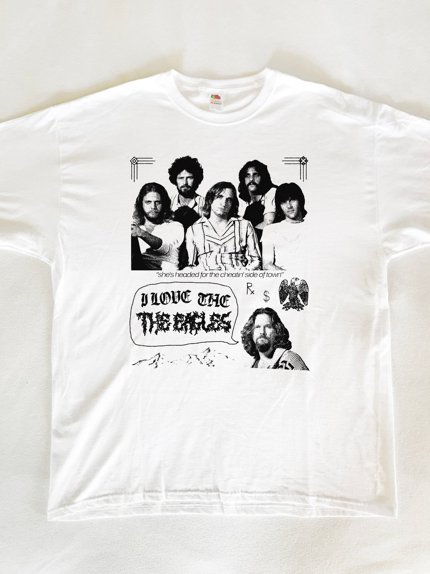 I [Am Starting To Not] Luv The Eeeegles FAIR USE FK ALL THE WAY OFF T-Shirt (Gildan Softstlye Unisex Cotton Shirt)