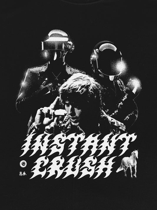 Instant Crush Daft Punk Julian Casablancas T-Shirt (Gildan Softstlye Unisex Cotton Shirt)