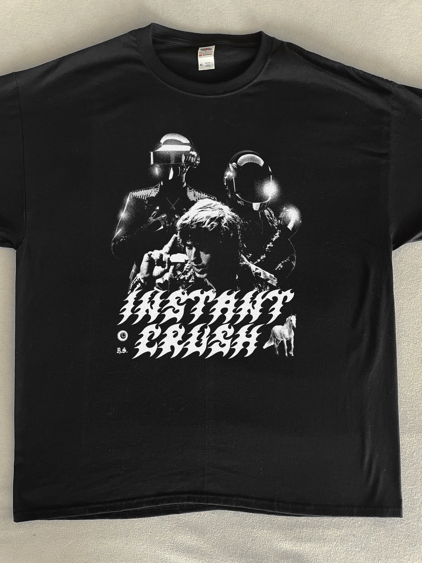 Instant Crush Daft Punk Julian Casablancas T-Shirt (Gildan Softstlye Unisex Cotton Shirt)