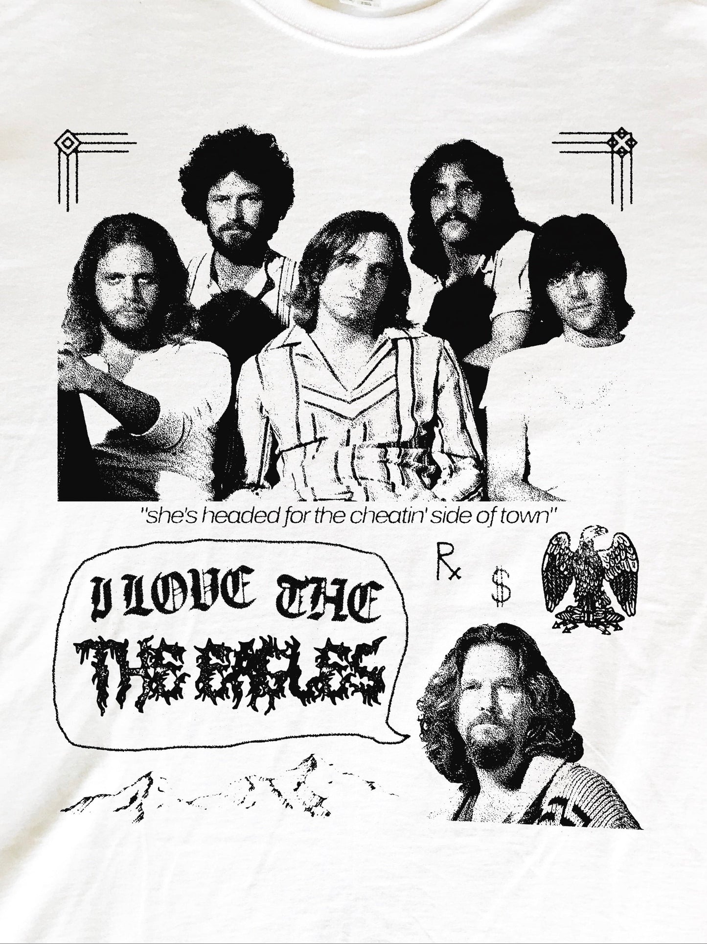 I [Am Starting To Not] Luv The Eeeegles FAIR USE FK ALL THE WAY OFF T-Shirt (Gildan Softstlye Unisex Cotton Shirt)