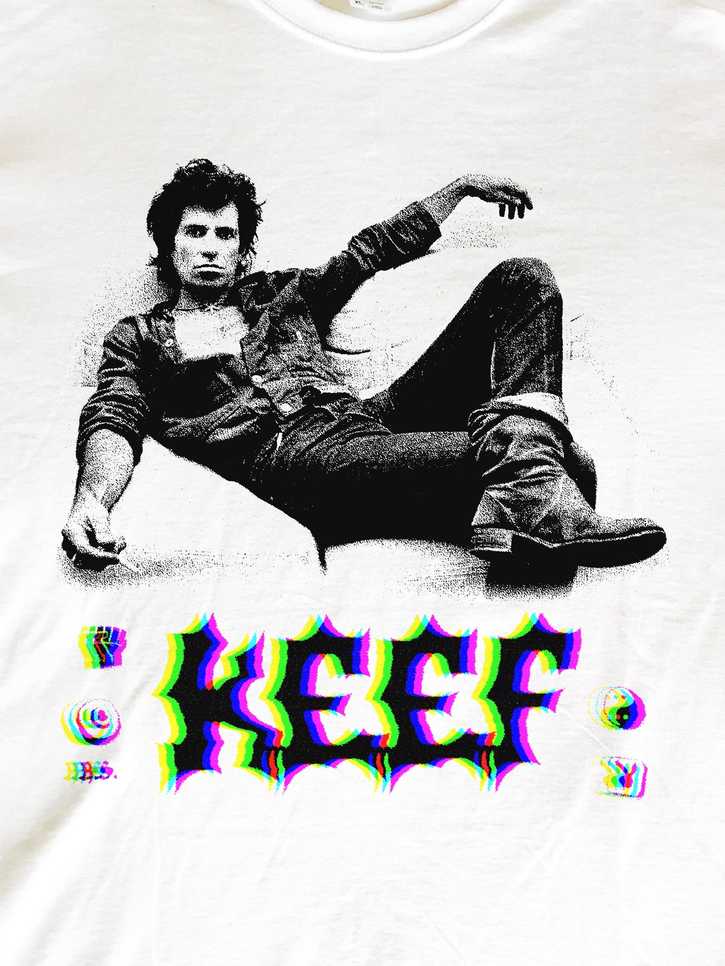 KEEF Keith Richards T-Shirt (Gildan Softstlye Unisex Cotton Shirt)