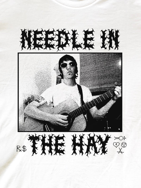 Needle In The Hay Elliott Smith T-Shirt (Gildan Softstlye Unisex Cotton Shirt)