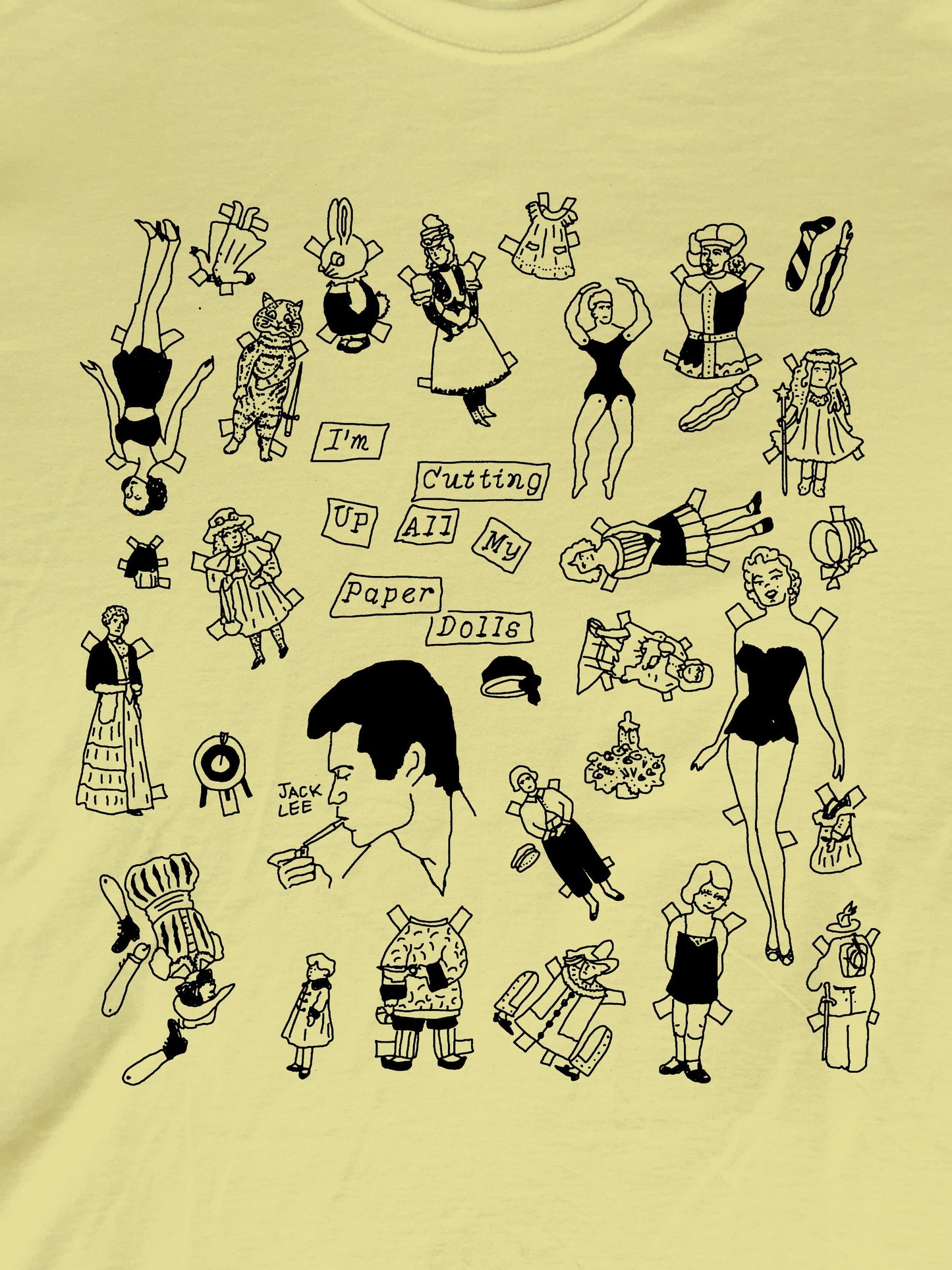 Paper Dolls The Nerves Jack Lee T-Shirt (Gildan Softstlye Unisex Cotton Shirt)