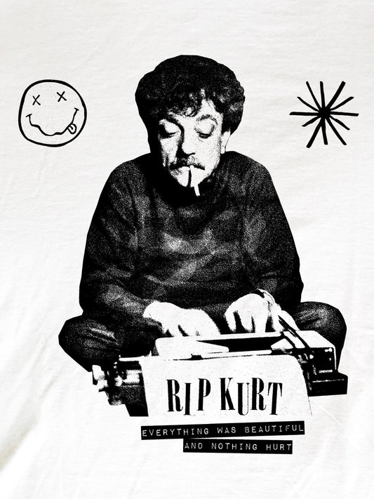 Kurt Vonnegut Cobain Nirvana T-Shirt (Gildan Softstlye Unisex Cotton Shirt)