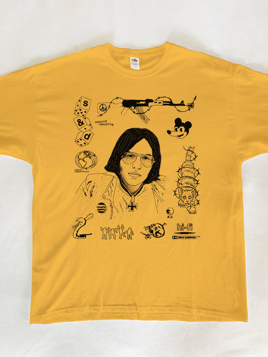 Ron Asheton Search & Destroy Punk T-Shirt (Gildan Softstlye Unisex Cotton Shirt)