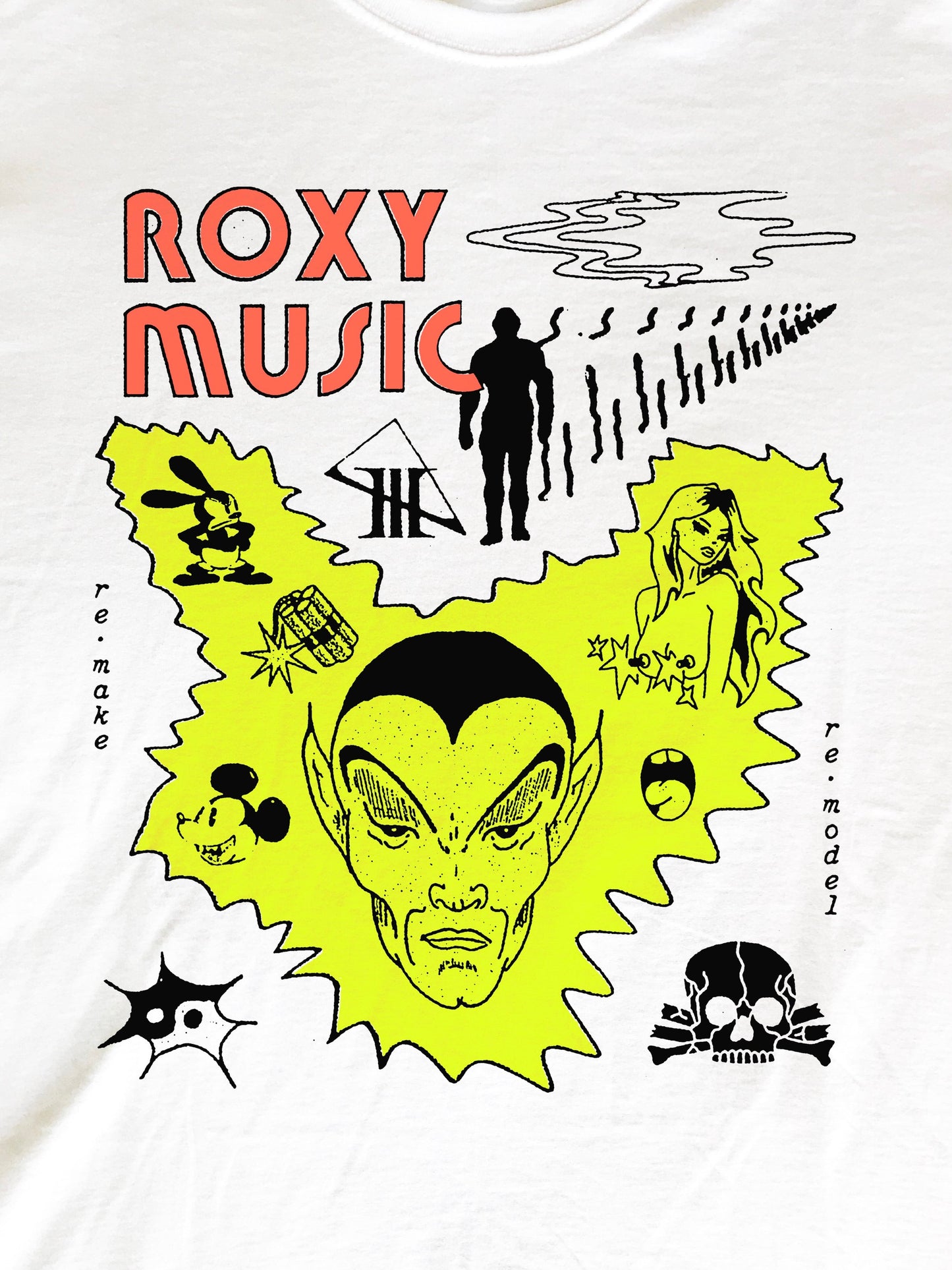 Roxy Music Re-make Re-model T-Shirt (Gildan Softstlye Unisex Cotton Shirt)