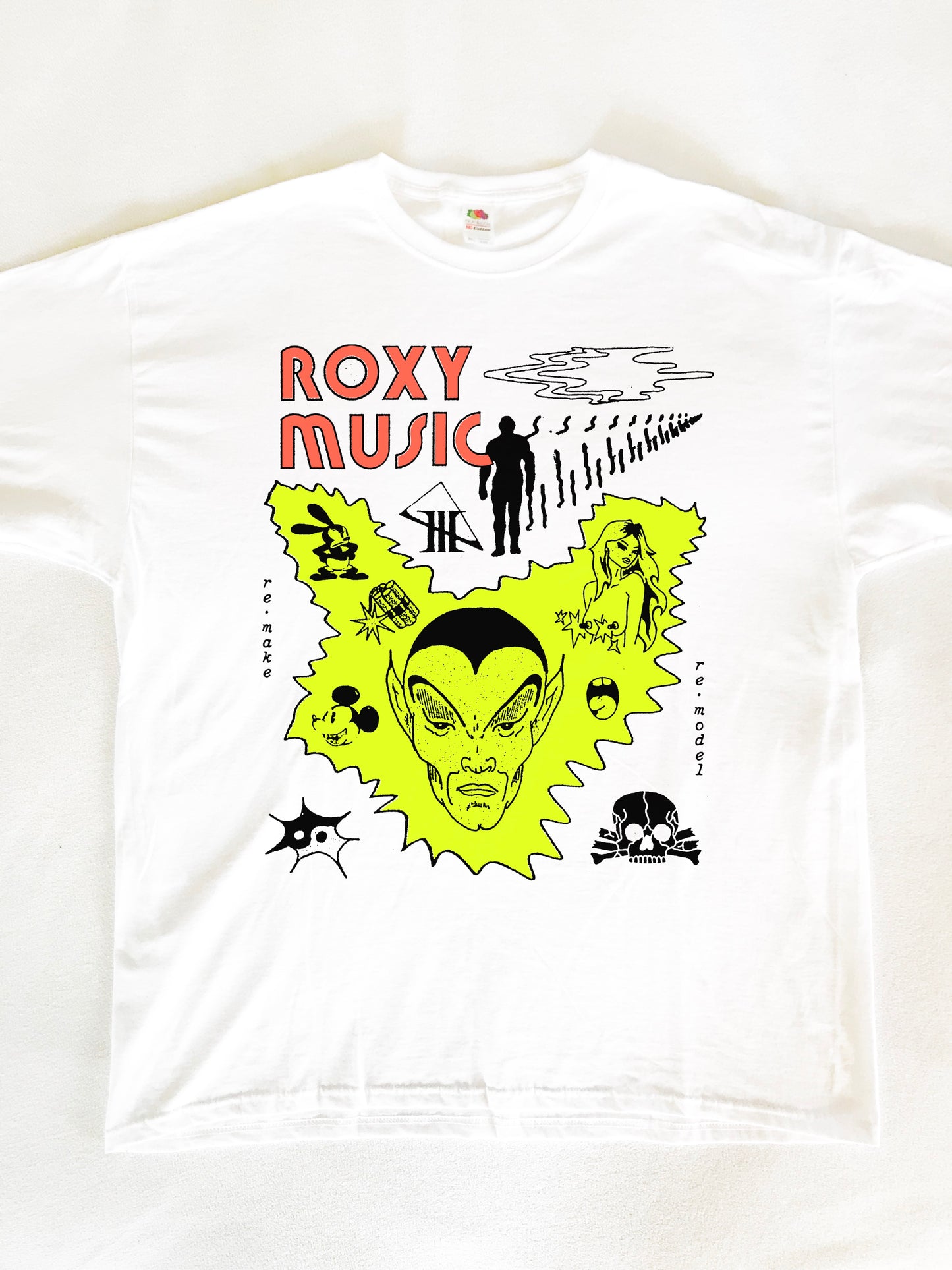 Roxy Music Re-make Re-model T-Shirt (Gildan Softstlye Unisex Cotton Shirt)