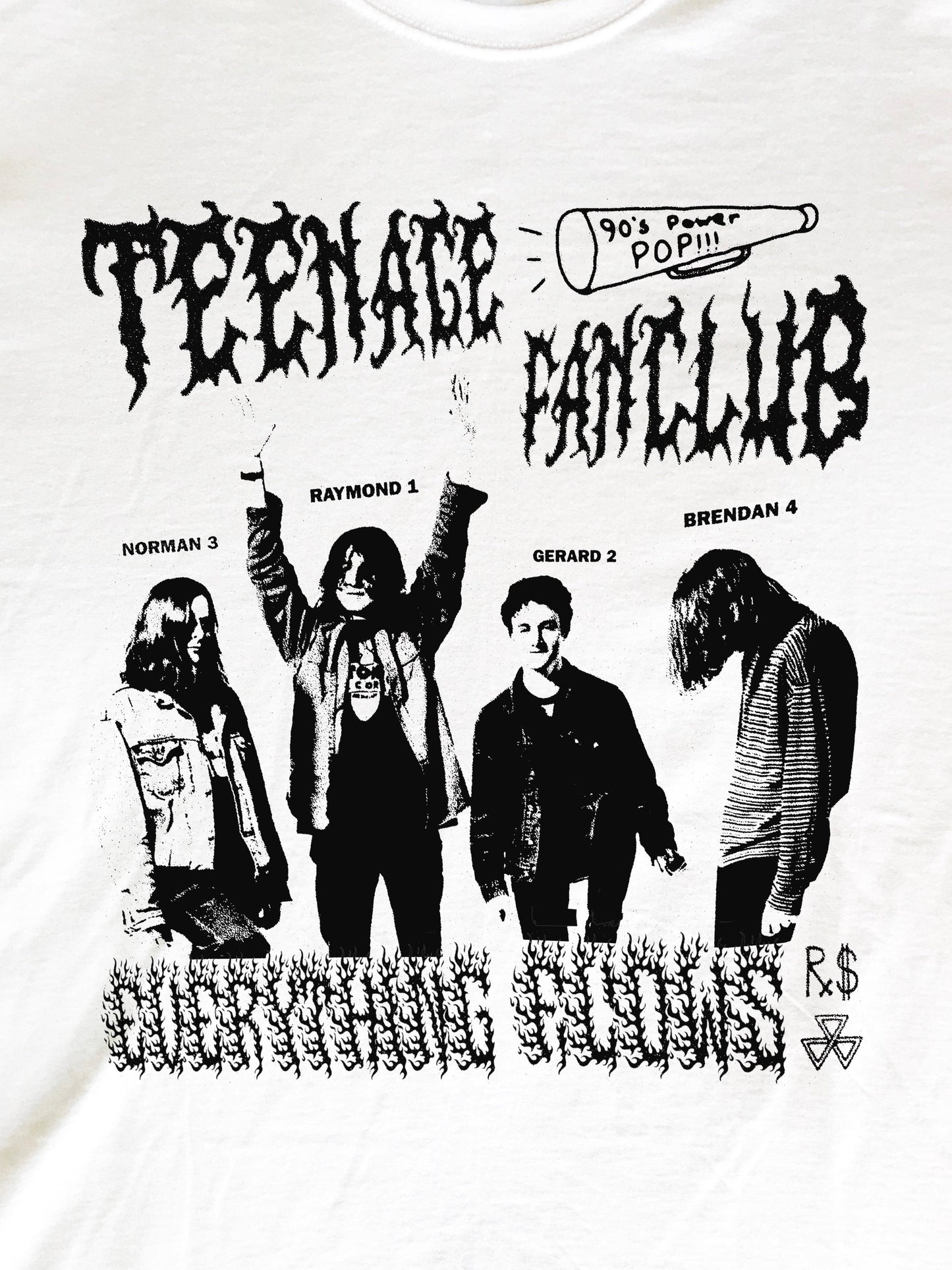 Teenage Fanclub Everything Flows T-Shirt (Gildan Softstlye Unisex Cotton Shirt)