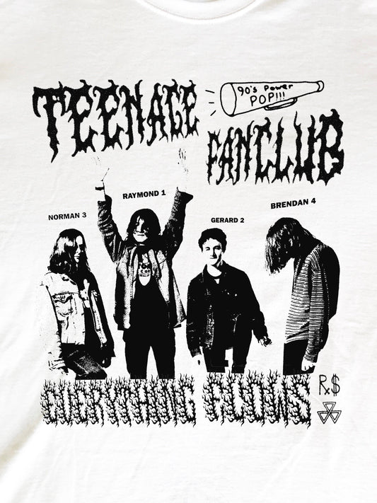 Teenage Fanclub Everything Flows T-Shirt (Gildan Softstlye Unisex Cotton Shirt)