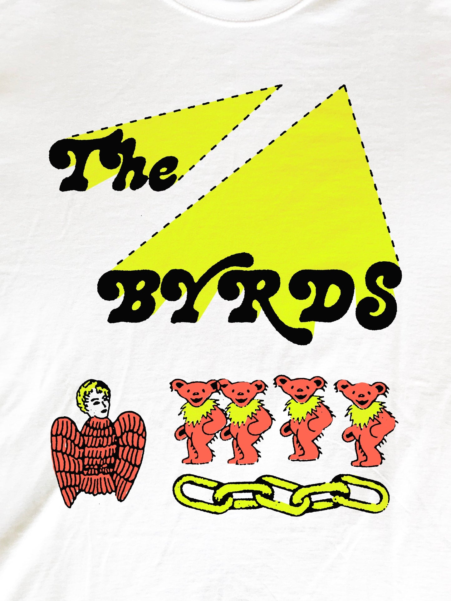 The Byrds 60s Janglepop T-Shirt (Gildan Softstlye Unisex Cotton Shirt)