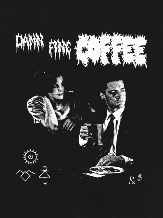 Damn Fine Coffee Twin Peaks T-Shirt (Gildan Softstlye Unisex Cotton Shirt)