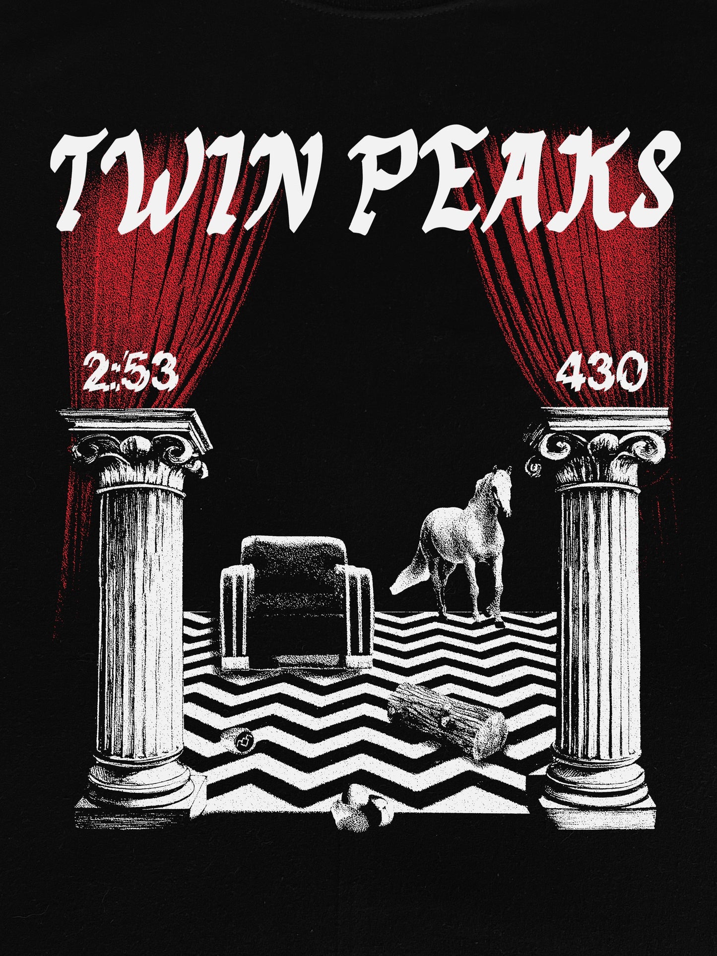 Twin Peaks Black Lodge T-Shirt (Gildan Softstlye Unisex Cotton Shirt)