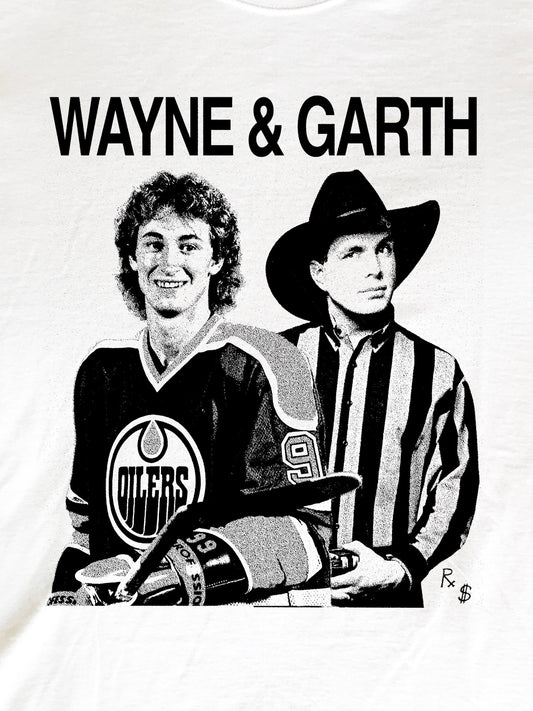 Wayne & Garth Gretzky Brooks T-Shirt (Gildan Softstlye Unisex Cotton Shirt)