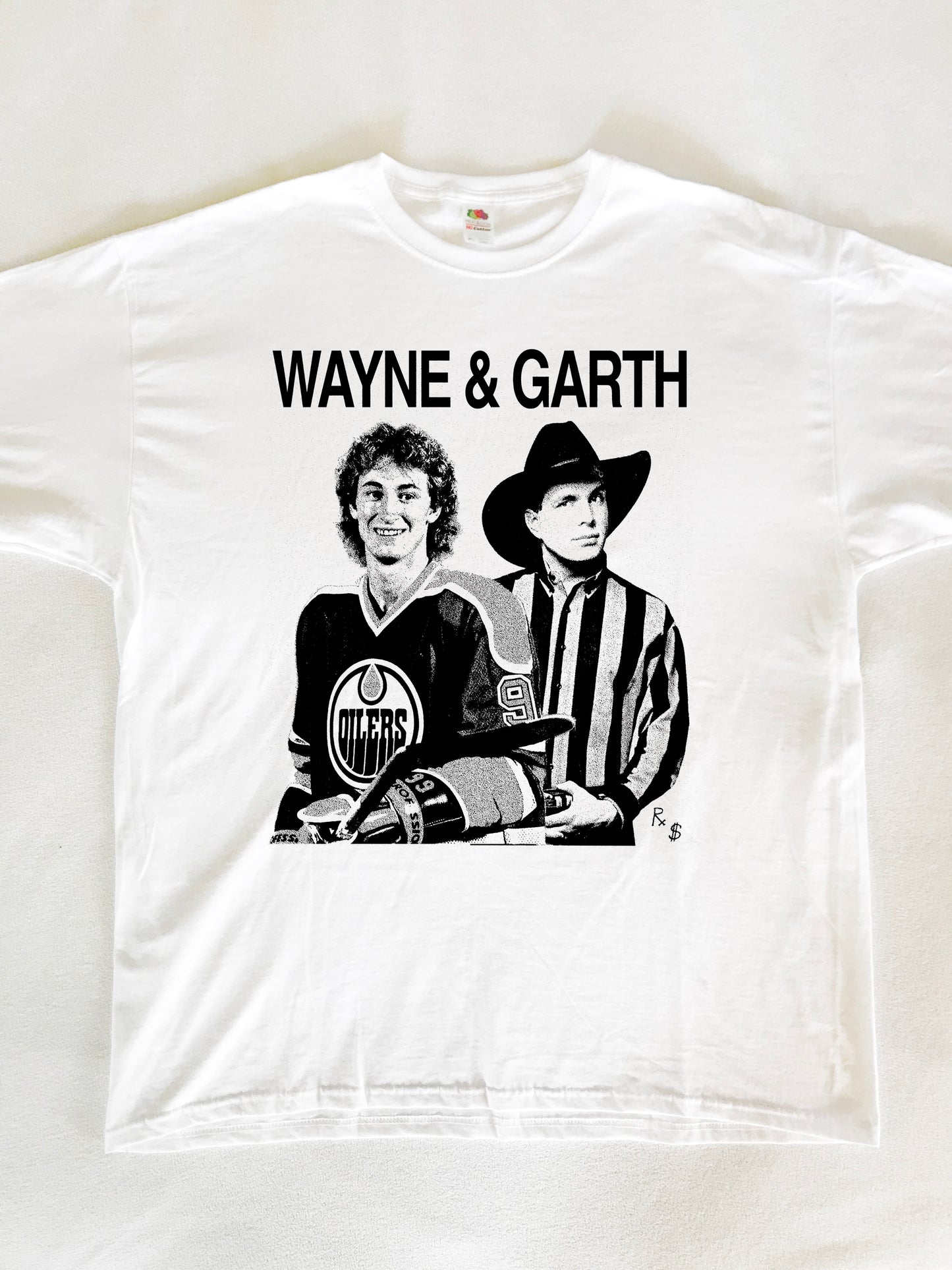 Wayne & Garth Gretzky Brooks T-Shirt (Gildan Softstlye Unisex Cotton Shirt)