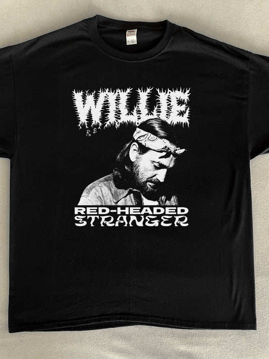 Willie Nelson Red-Headed Stranger T-Shirt (Gildan Softstlye Unisex Cotton Shirt)