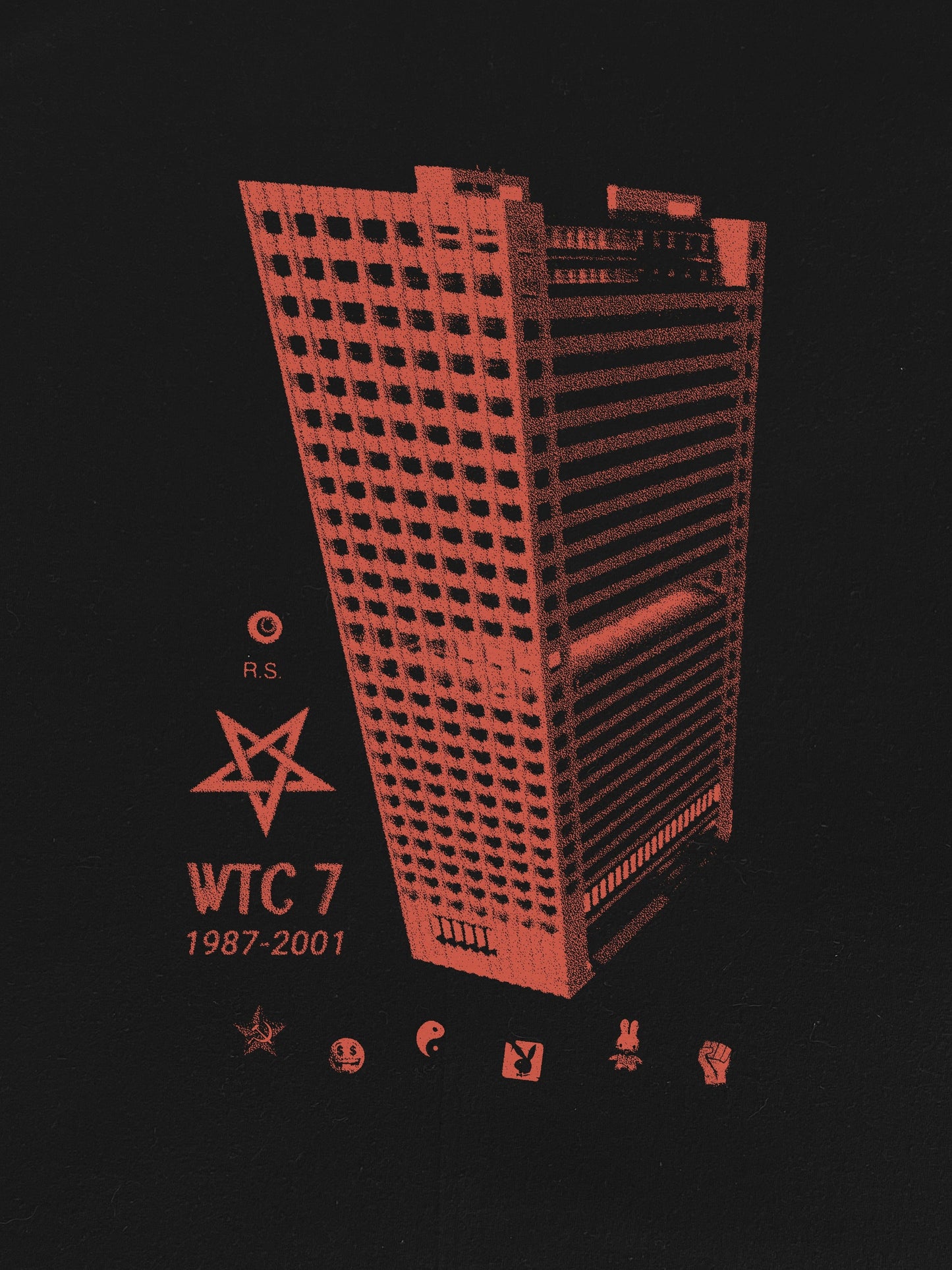 WTC 7 9-11 Conspiracy T-Shirt (Gildan Softstlye Unisex Cotton Shirt)