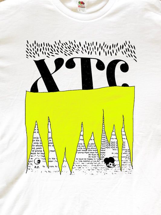 XTC Band Post Synth Egg Punk Nigel T-Shirt (Gildan Softstlye Unisex Cotton Shirt)