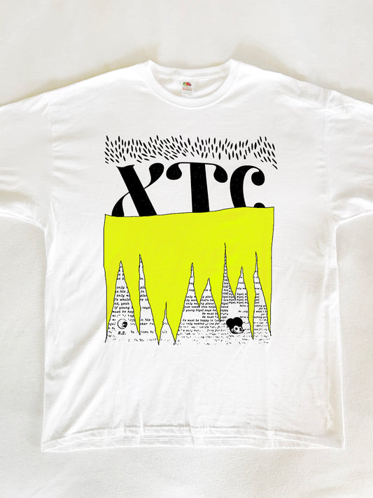 XTC Band Post Synth Egg Punk Nigel T-Shirt (Gildan Softstlye Unisex Cotton Shirt)