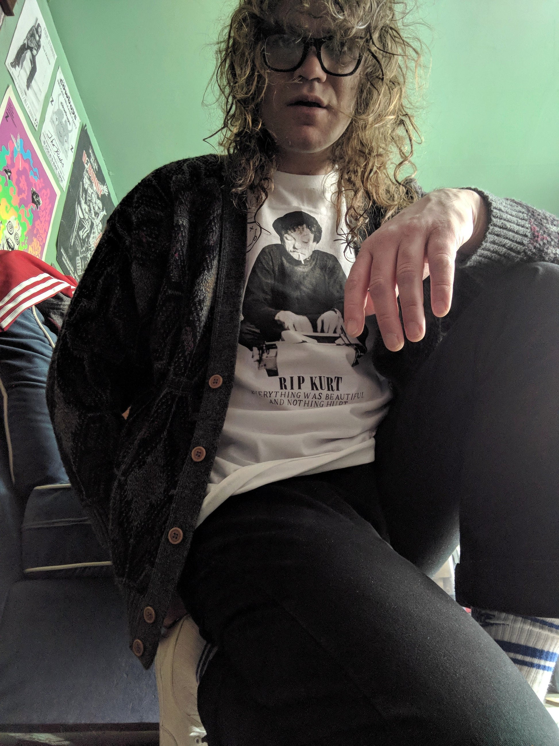 Kurt Vonnegut Cobain Nirvana T-Shirt