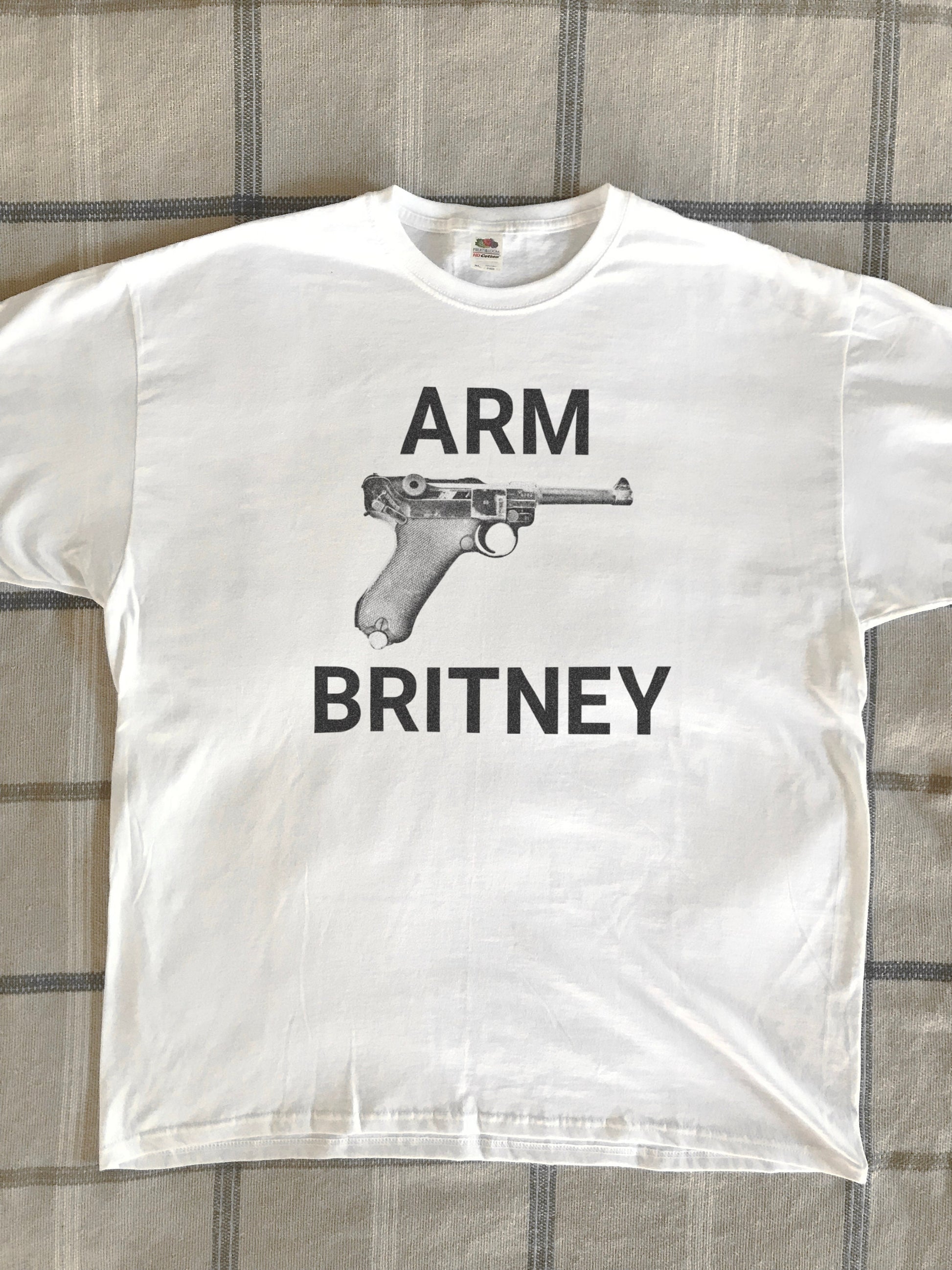 Arm Britney White T-Shirt