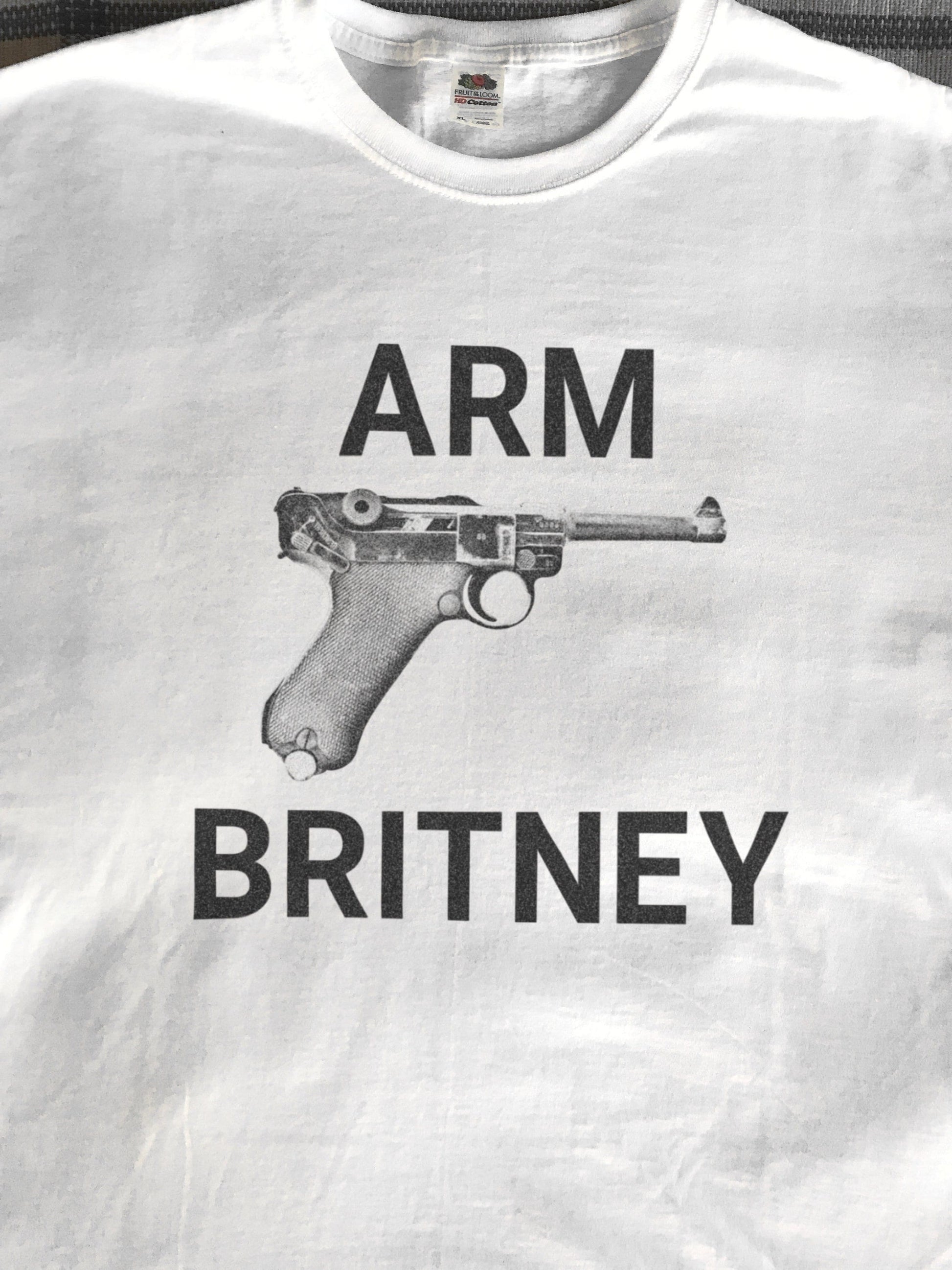 Arm Britney White T-Shirt